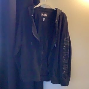 Victoria’s Secret sport zip up black hoodie